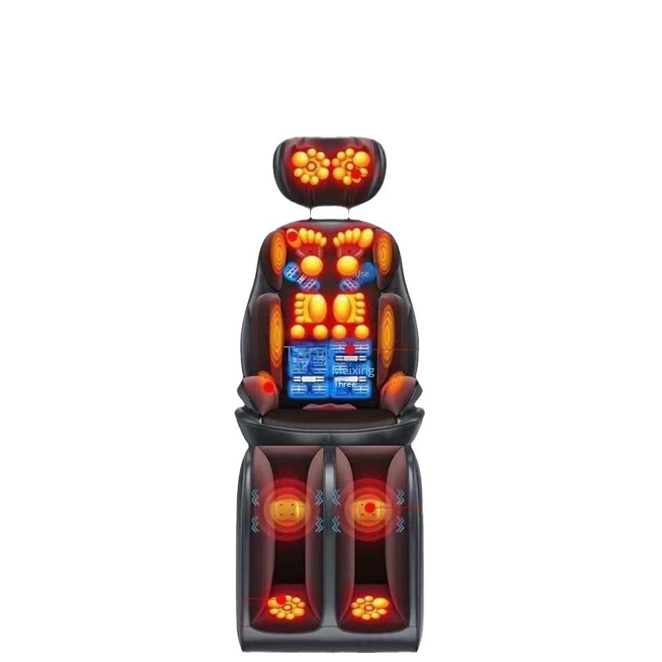 Cross-border multifunctional cervical vertebra massager waist back hip whole body massage cushion shoulder neck kneading massage cushion