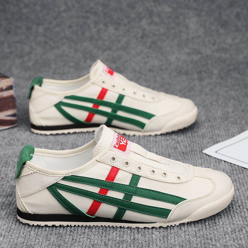 Canvas Shoes Men's 2024 Autum New Forrest Gump Shoes Fashion Trend Sports Casual Sports Shoes Slip-On Cloth Shoes