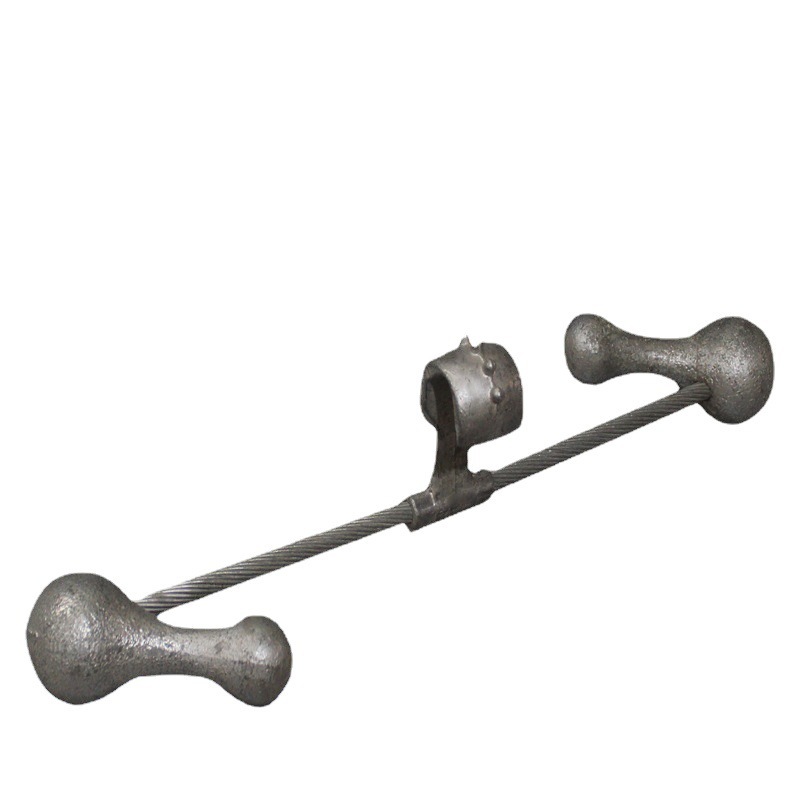 Protective Fittings Ffh Anti-Vibration Hammer Ffh-1318Y Fittings Galvanized Pre-Twisted Anti-Vibration Hammer High-Voltage Insulator