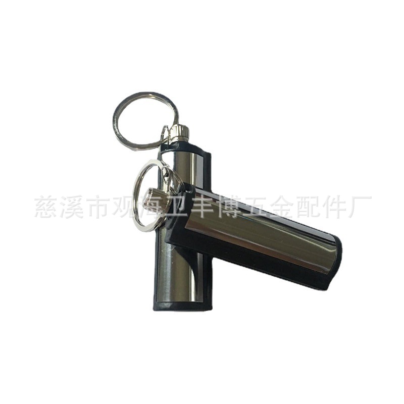 Ten Thousand Match Metal Bullet Type Ten Thousand Match Keychain Stainless Steel Case Universal Match Lighter