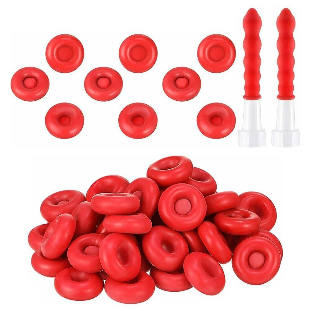Glass Cap Pointed Mouth Sealing Cap Glass Rubber Cover Caulk Cap Caulking Agent Rubber Mouth Protective Cover Leak-Proof Rubber Cover