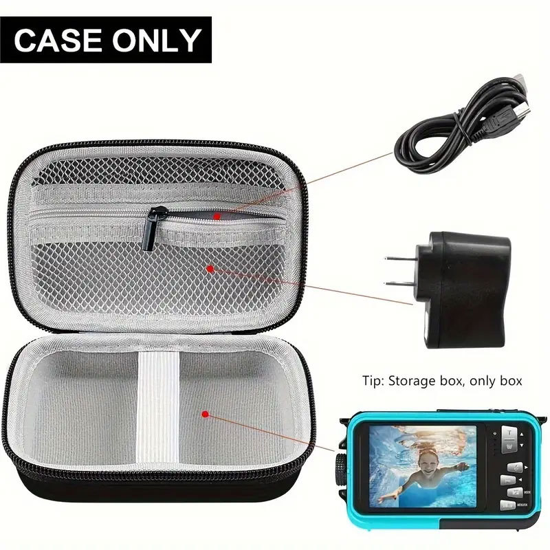 Amazon Explosive EVA Portable Storage Bag Digital Camera Storage Box Hard Shell Waterproof Drop-Resistant Camera Storage Bag