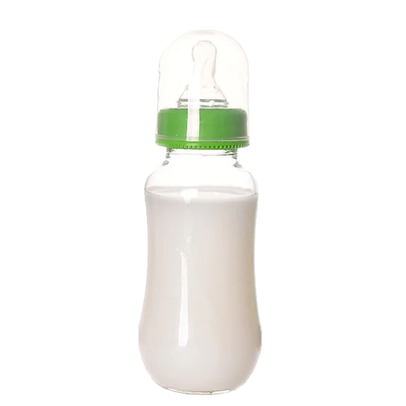 150Ml200Ml280Ml Bottle Glass Bottle Juice Drink Bottle Adult Bottle Plastic Bottle Silicone Pacifier