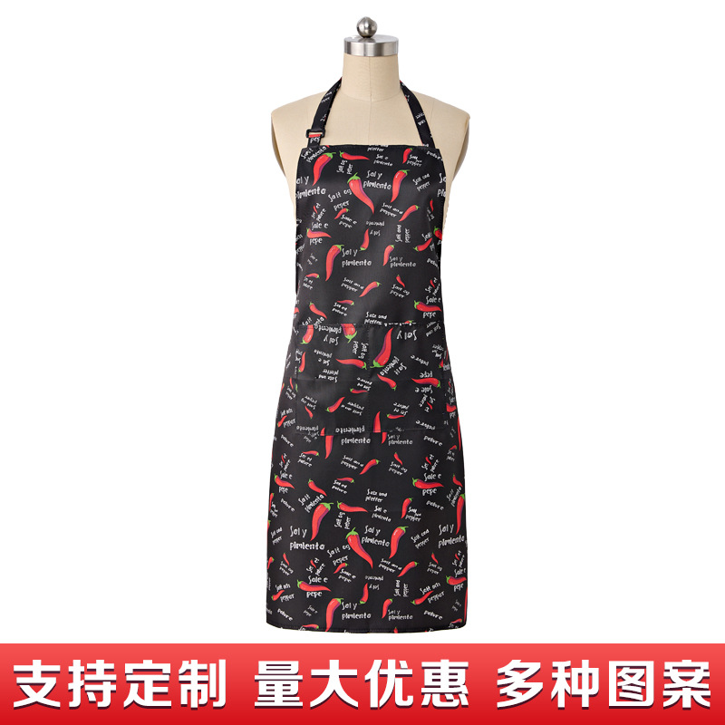 Кросс-бордерный фартук для шеф-повара Рабочая одежда Униформа для отелей и ресторанов Домашняя кухня Устойчивый к пятнам универсальный фартук