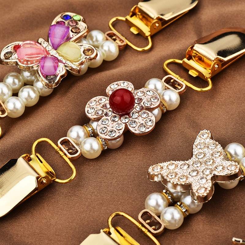 Customized Cross-Border Wish Hot-Selling European and American Retro Brooch Clip Duckbill Clip Scarf Cardigan Sweater Shawl Clip