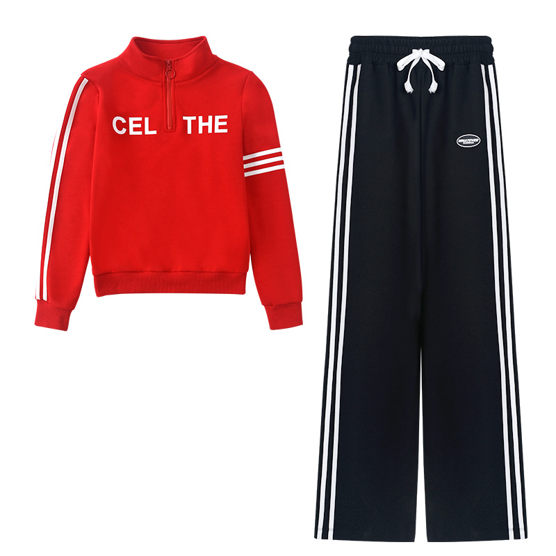 2023bejiana Li square dance clothing autumn and winter New Parallel bars sports leisure suit women's team workout clothes