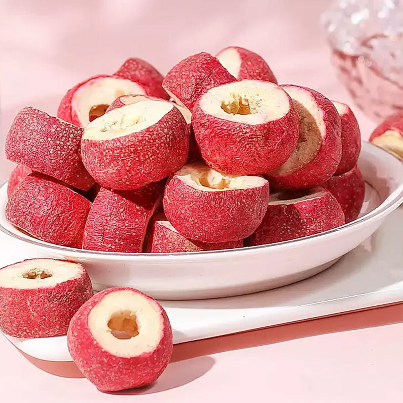 Freeze-Dried Hawthorn Canned 90g Snacks, Dried Fruits Soaked in Water, Ready-To-Eat, Clean, Cored, Large Fruits, Factory Wholesale and Delivery