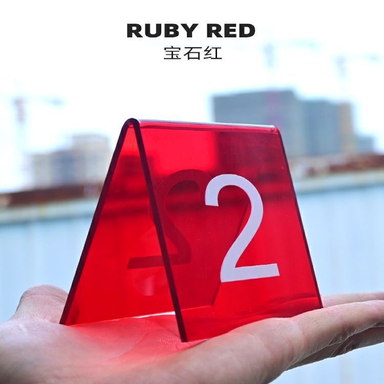 Colorful Table Number Plate, Tabletop Number Plate, Menu Card, Seat Card, Standing Card, Serial Number, Uv Call