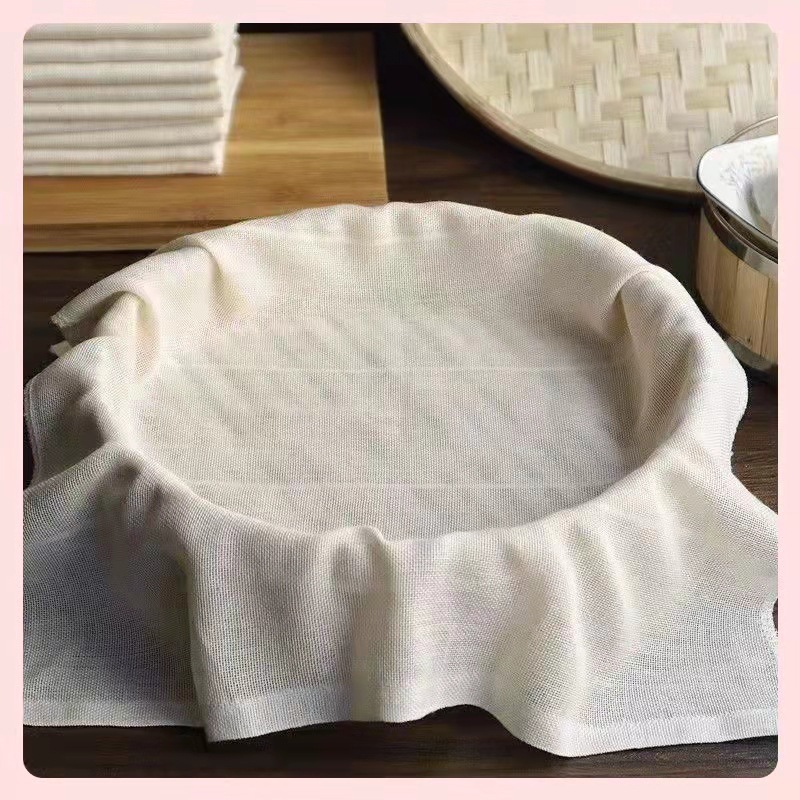 Lock edge cotton tofu cloth factory kitchen bean bag thousands of cloth steamer filter soybean milk bean dregs cloth tofu finished cloth