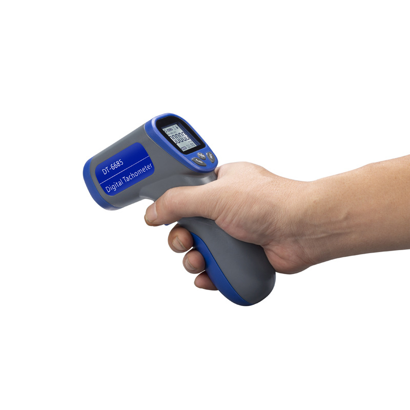 Foreign Trade Laser Tachometer Infrared Tachometer Motor Tachometer Handheld Motor Speed Meter Rpm Tachometer