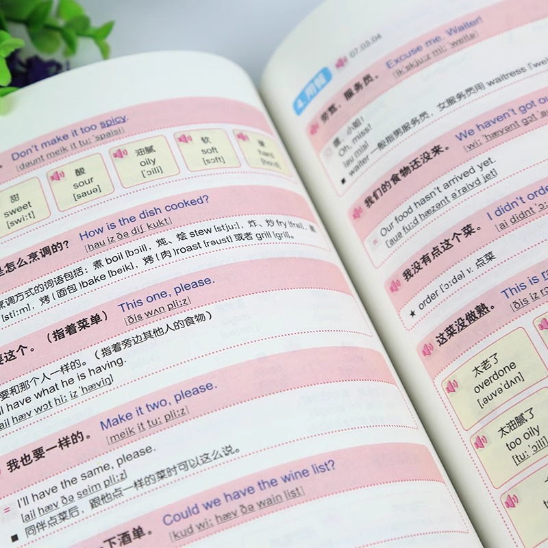 Illustrated travel spoken English at a glance will be genuine travel spoken English complete book of self-study spoken English