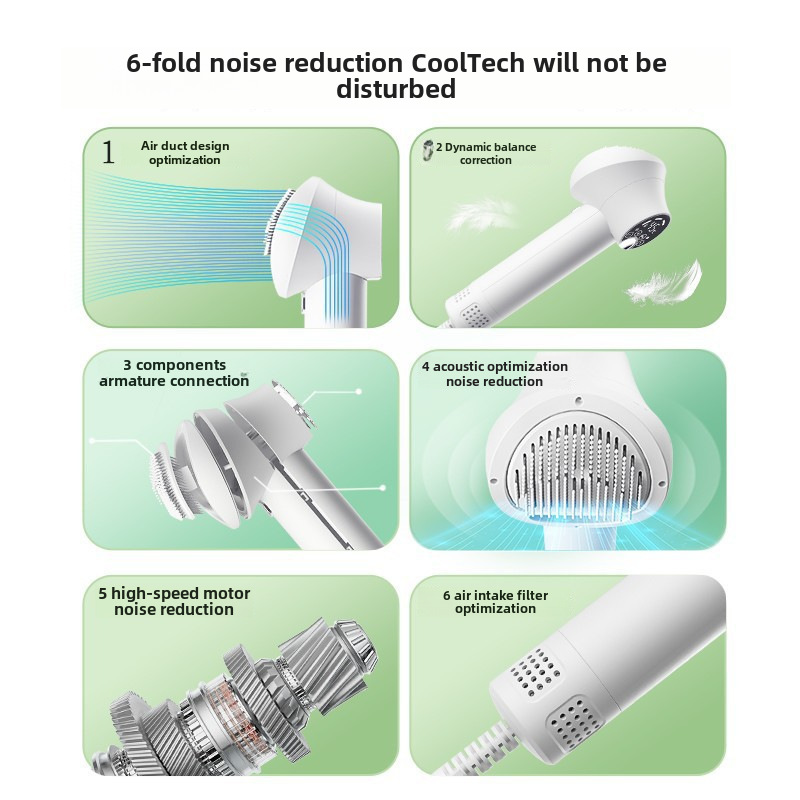 Pet hair dryer dog intelligent hair blowing and pulling all-in-one machine cat hair combing quick-drying small dog bath water blower