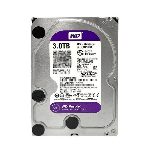 3.5inch Desktop Hard Drives Purple Drive Blue Drive 500G/1T/2T/4T/Desktop Mechanical Hard Drive Surveillance Hard Drive