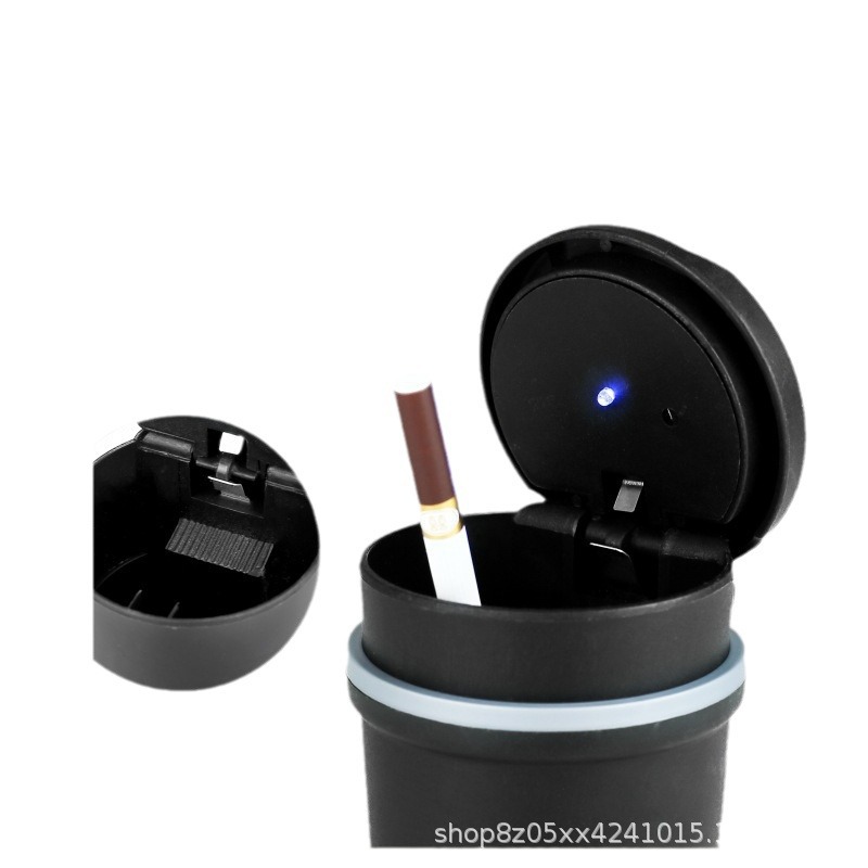 Manufacturer Wholesale Car Ashtray with Light That Turns on Instantly and Elegant Storage