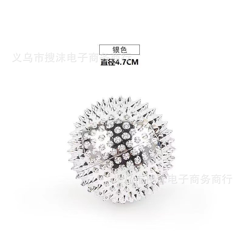 Spot Cross-border Hot Selling Hand Magnetic Massage Ball Thorn Ball ABS Massage Ball Physiotherapy Hand Massage Ball Bulk