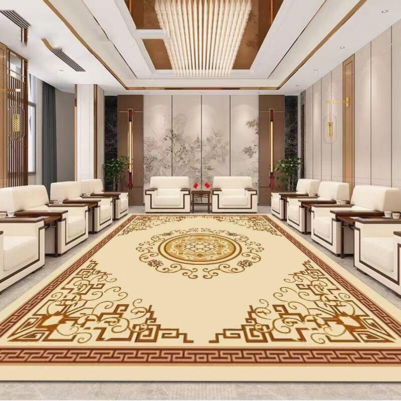 Conference Room Full Thickened Handmade Wool Acrylic Large Carpet Modern New Chinese Style Vip Reception Room Commercial