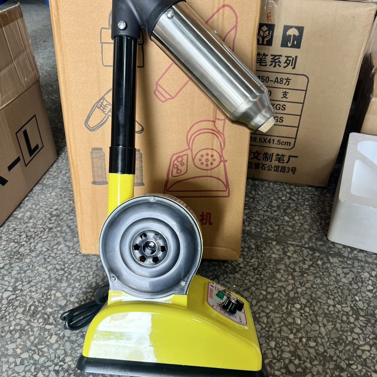 Weizhi Products Wire Blowing Machine Jinfu Temperature Adjustment Not Hot Hand Blowing Machine Wire Baking Machine Hair Blowing Machine for Shoe Factory