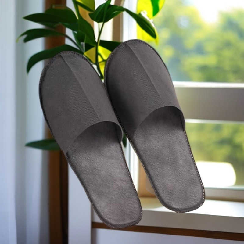 Disposable slippers hotel hospitality guests home travel thickened non-slip hotel home stay wholesale 100 pairs