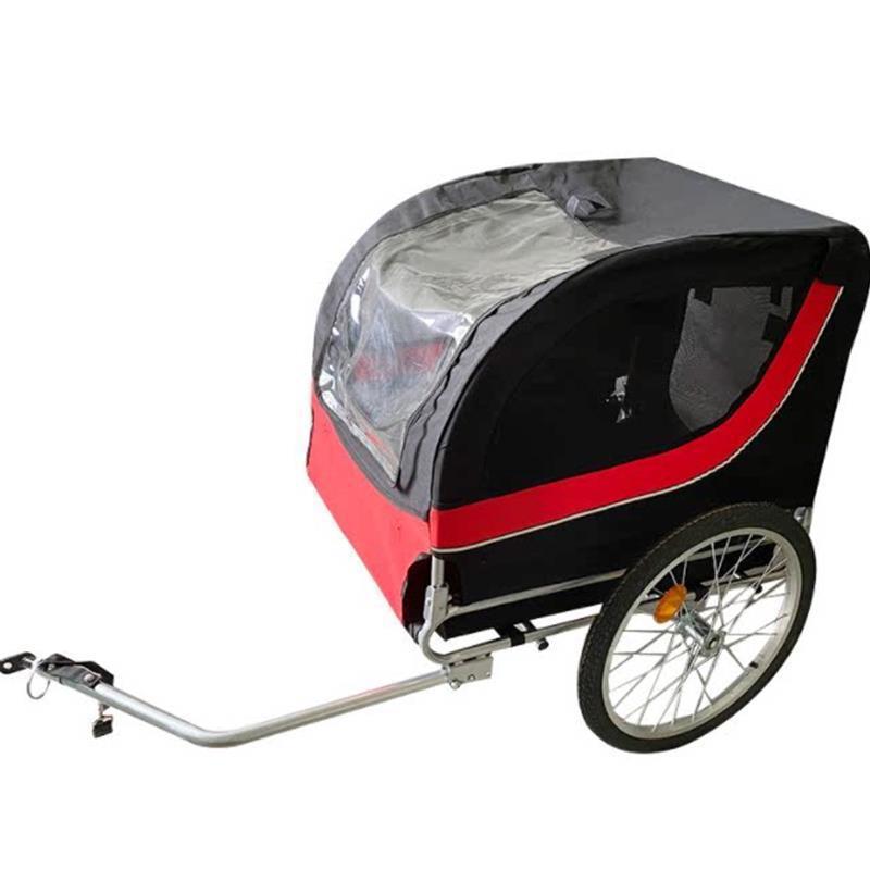 Rear Bicycle Trailer Pet Riding Folding Trailer Cycling Travel Outdoor Dog Trailer Stroller Dog Bicycle