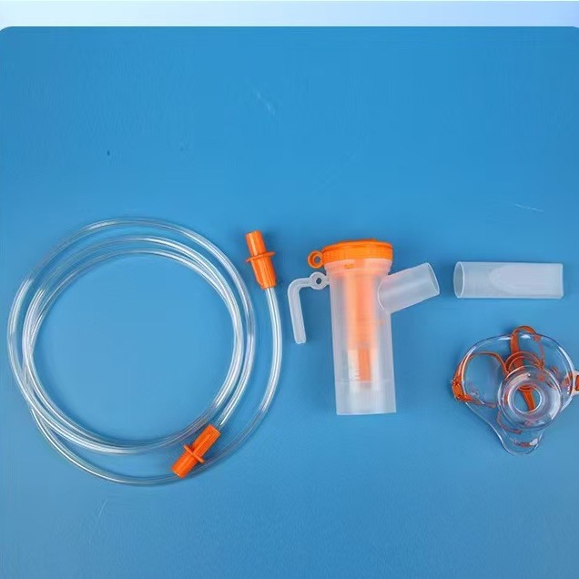 Disposable Medical Atomizing Inhaler Atomizing Mask Adults and Children Adjustable Mask with Bite Mouth