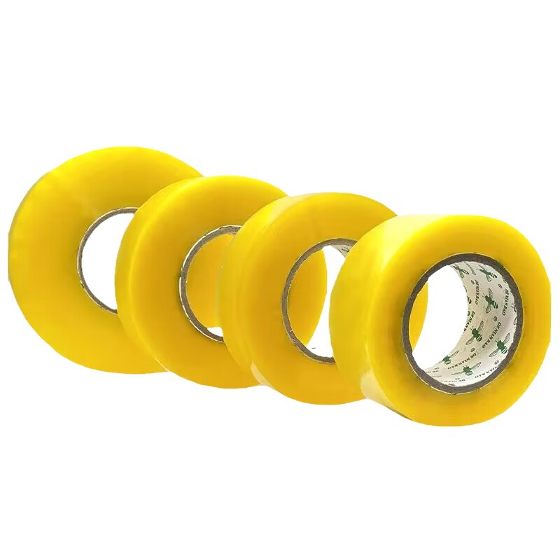 Transparent tape sealing adhesive cloth large roll Taobao sealing tape packing with beige sealing adhesive paper whole box sealing adhesive