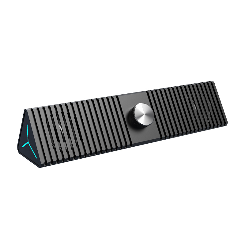 Enhe Computer Speaker E-Sports Cool Subwoofer Bluetooth Speaker Desktop Notebook Wired Neutral Speaker