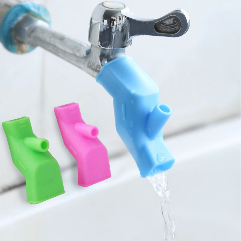 Силиконовый удлинитель для крана, соединитель для водопровода, брызгозащитный водоотвод, удлинитель носика, устройство для мытья рук детей
