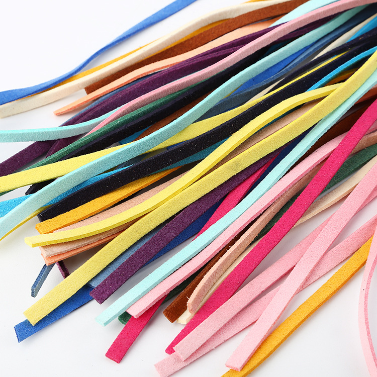 Korean Velvet Leather Rope, Leather Rope, Deer Leather Rope, Clothing, Shoes and Hats, DTY Jewelry Accessories, Various Specifications, Factory Direct Sales