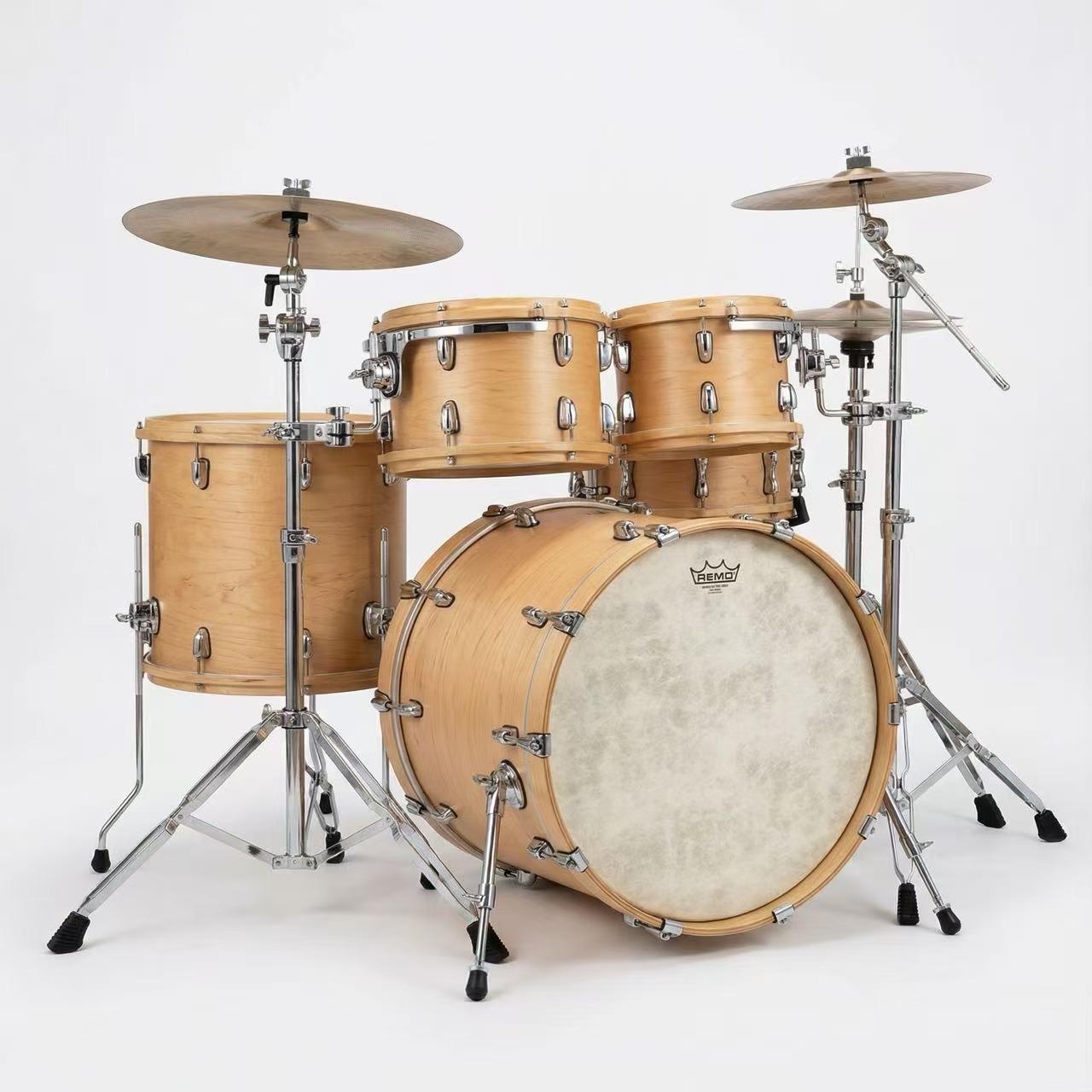Wooden Rings on Drum Sets Are Produced with Molds That Have High Strength and Five-Axis Processing with High Shape Accuracy