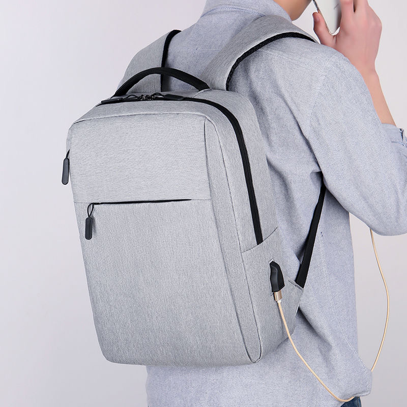 New Foreign Trade Men's Business Multifunctional Computer Bag USB Simple Backpack Backpack Travel Bag