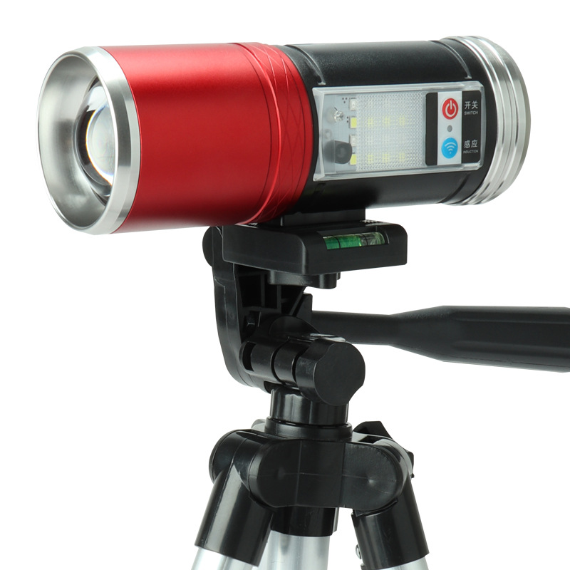 New bright LED high power night fishing lights wholesale induction USB rechargeable Blue light flashlight fishing lights