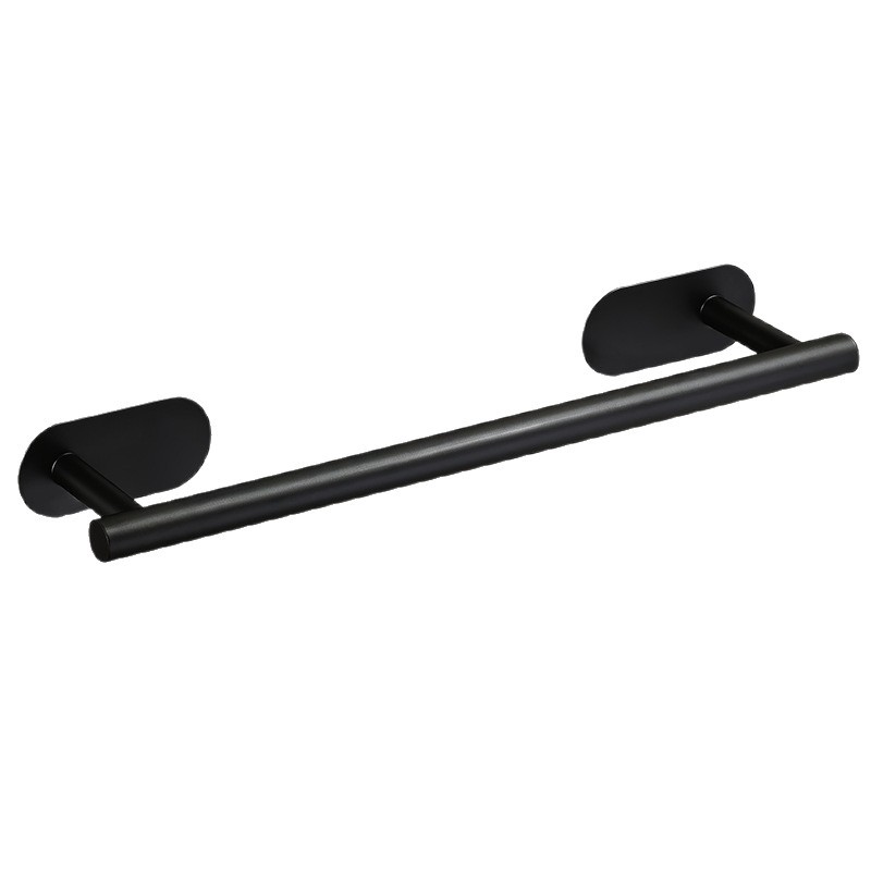 Cross-Border Bathroom Accessories Set for Home Use, Bathroom No-Drill Towel Bar, Thickened Simple Towel Storage Rack