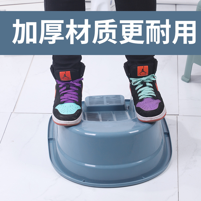 Large thickened thickened deep washing basin student dormitory high-looking integrated wash basin high temperature resistant household washing basin