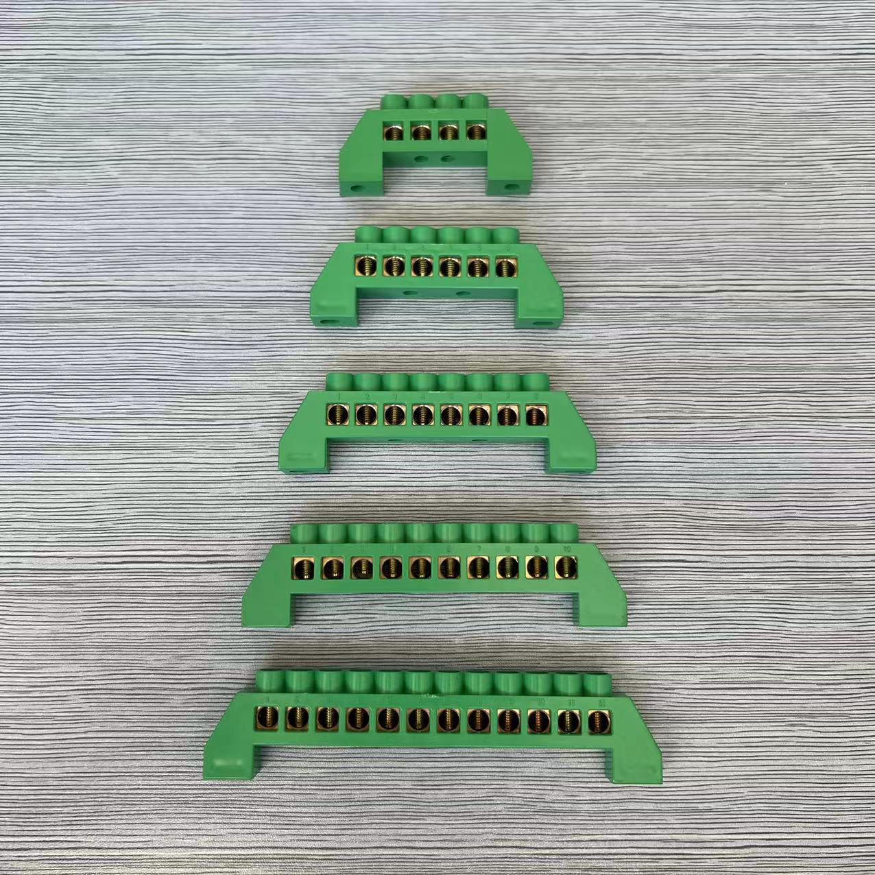 Bridge Type Connected to Zero Ground Terminal Block 4 6 8 10 12 Holes Zero Line Row NHA14