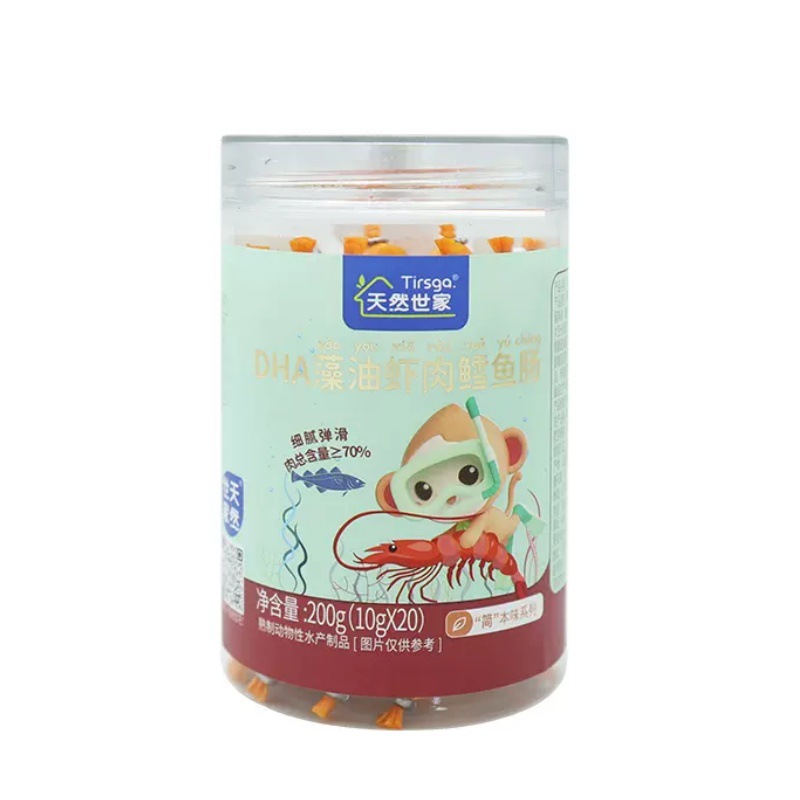 Natural Shijia Canned Beef Sausage Cod Sausage Children Salmon Shrimp Meat Ham Sausage