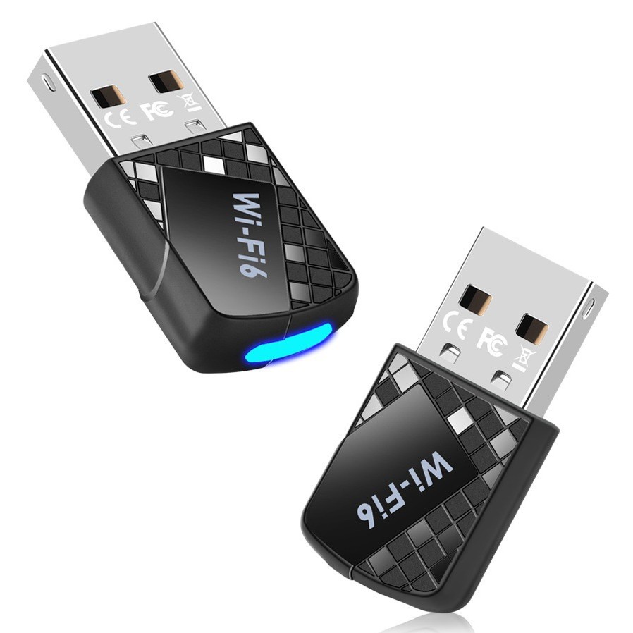 Беспроводная сетевая карта без драйвера Wifi6 двухдиапазонная 900м USB для компьютера трансмиттер 5g для киберспорта