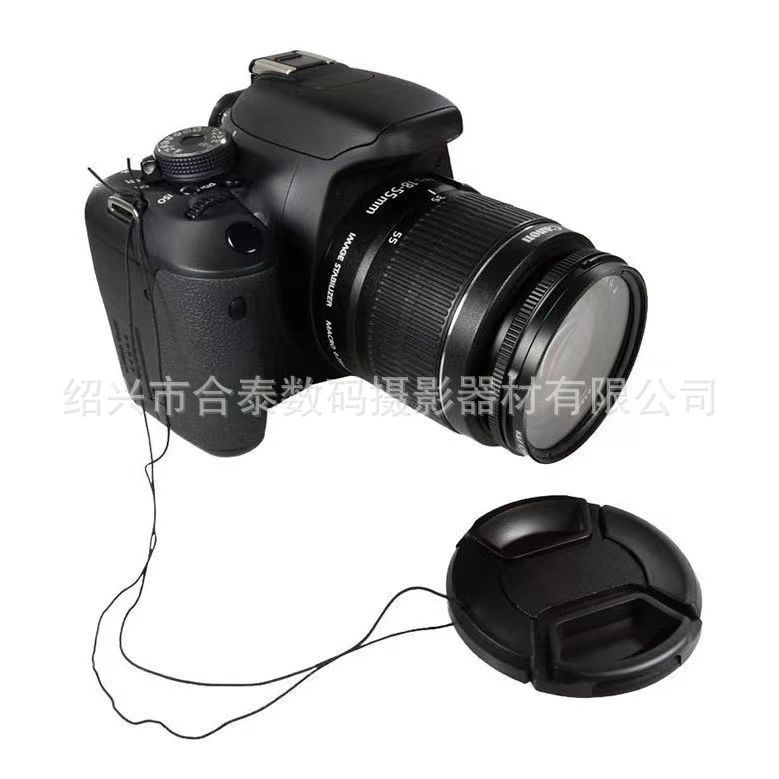 Wholesale non-word inner card lens cover 46mm dust-proof snap cover SLR camera accessories anti-lost lens cover