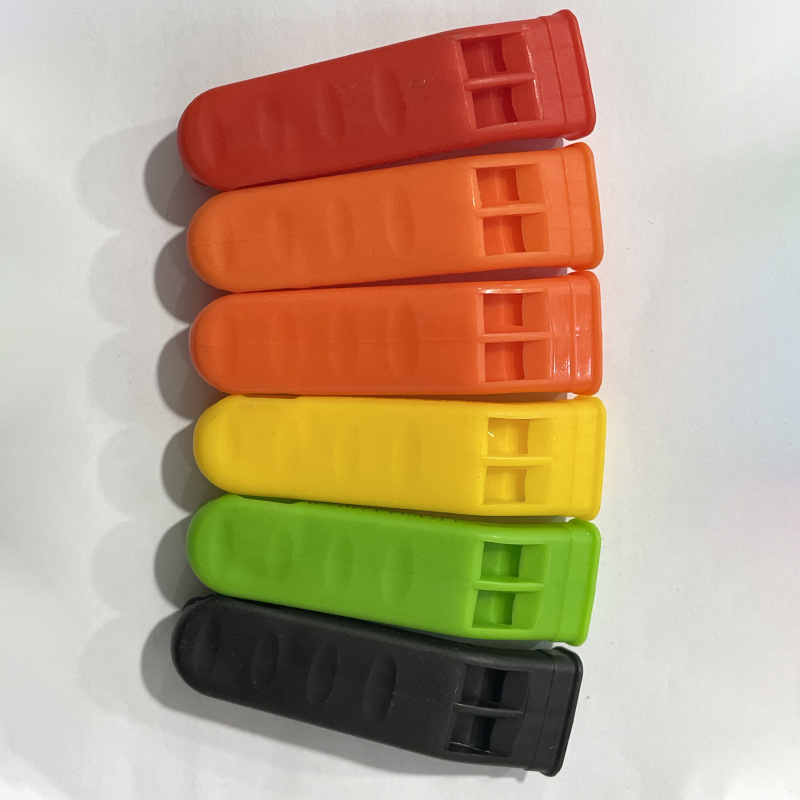 PP life-saving whistle factory swimming place orange life-saving whistle outdoor sports competition referee whistle