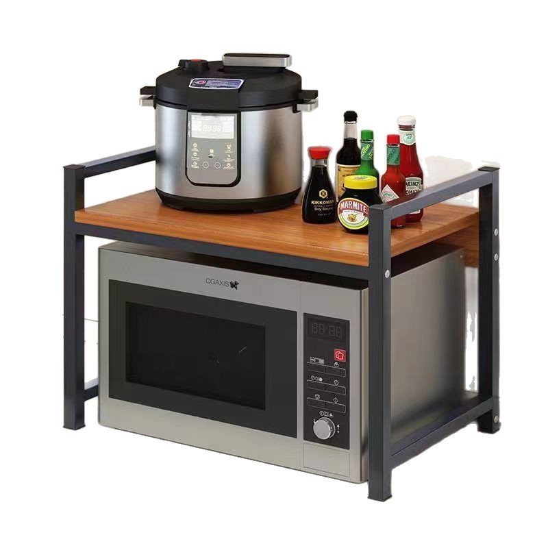 Kitchen Rack Microwave Oven Multi-Layer Household Storage Rack Countertop Oven Rack Spice Storage Rack Cross-Border Wholesale