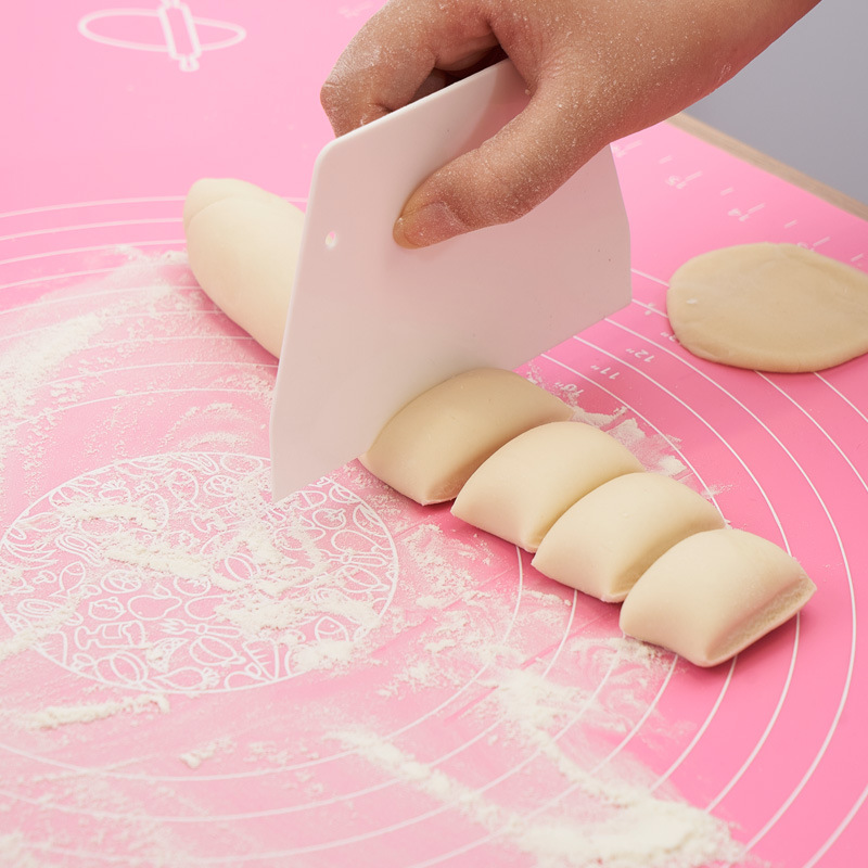 Thickened Silicone Mat Kneading Mat Food Grade Silicone Chopping Board Baking Mat Pasta Rolling Mat Multi-Functional Mat
