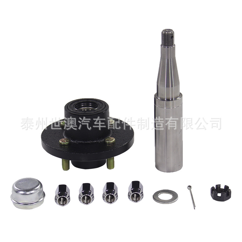 4-hole 3500-pound hub axle head hub unit trailer axle head RV trailer Haba head axle price is excellent 140AFSR