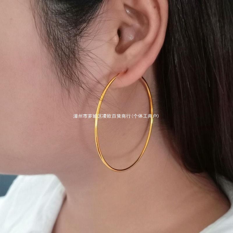 Аутентичные серьги из песчаного золота, большие серьги-кольца из песчаного золота, высококачественные атмосферные серьги, подарки для мамы и жены
