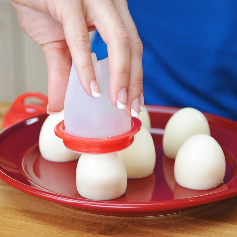 Factory direct cooking egg cooker non-stick silicone egg cup high temperature resistant steamed egg cup kitchenware six with practical