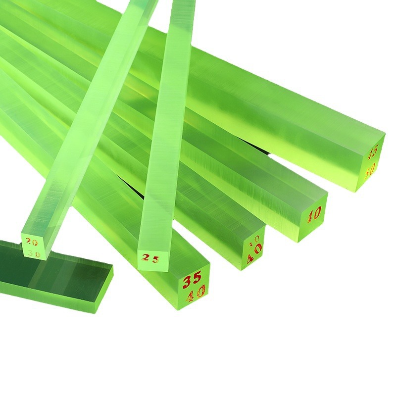 Polyurethane Square Strips, Pu Square Rods, Urethane Rubber Rods, Wear-Resistant Shock-Absorbing Pads, Elastic Rubber Strips, Card Strips, Long Strips