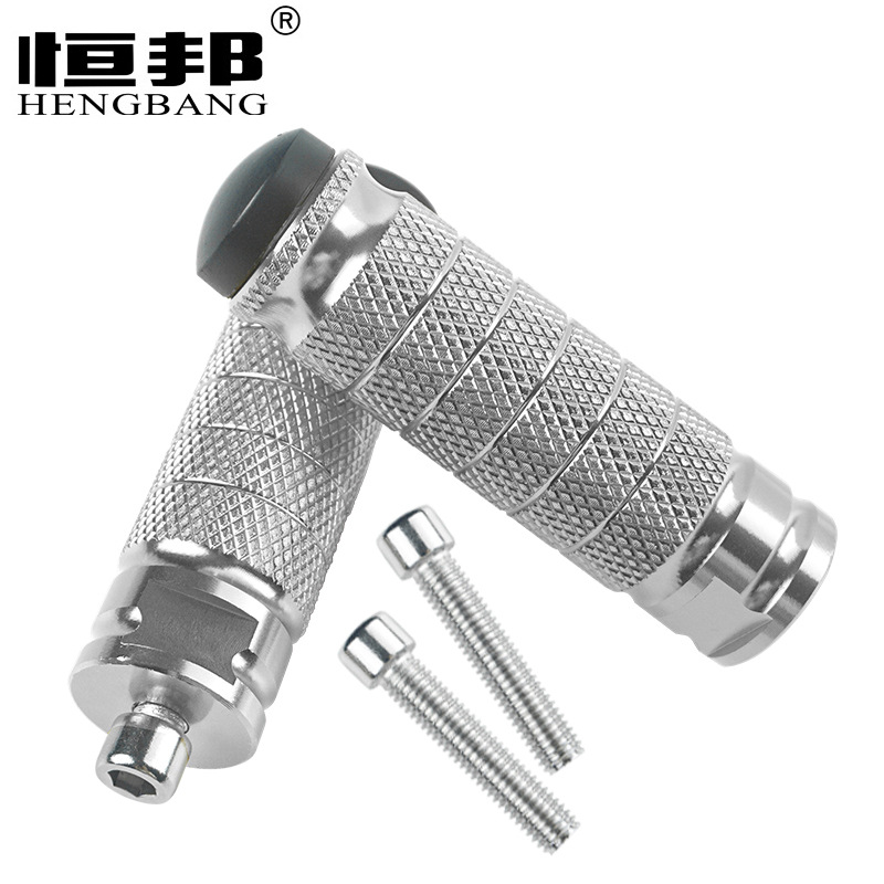 Modified motorcycle accessories electric car accessories CNC aluminum alloy Harley drop-resistant stick pedal Anode Oxidation