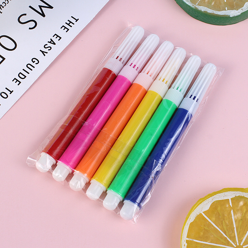 Children's DIY Graffiti Watercolor Pens 4 Colors 6 Colors 8 Colors 12 Colors Mini Painting Pens Painting Accessories Tools Manufacturer Wholesale