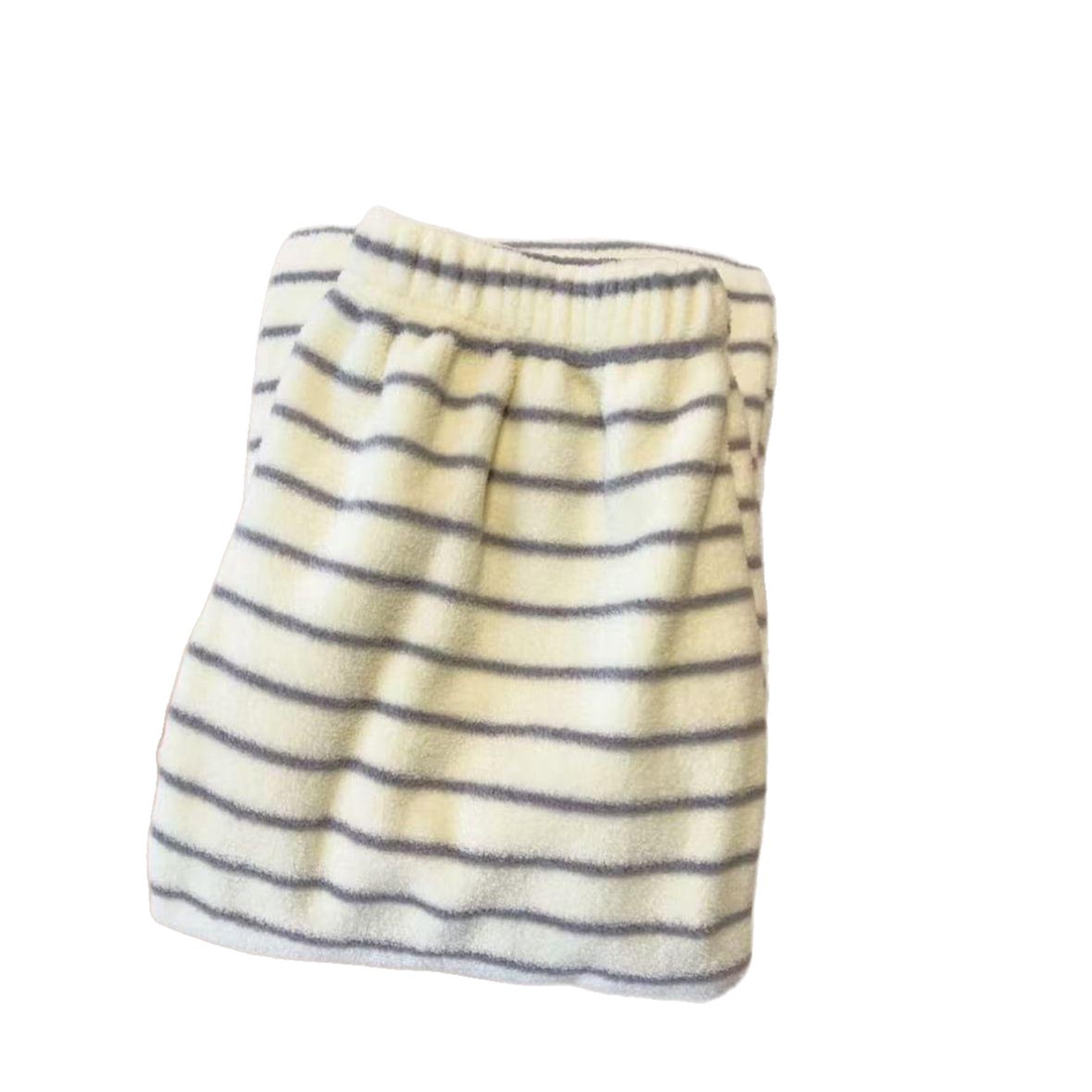 New Arrivals for Autumn and Winter! Korean Style Stripesd Soft Waxy Coral Velvet Pajamas for Women Winter Thickeneded Warm Straight Casual Home Pants