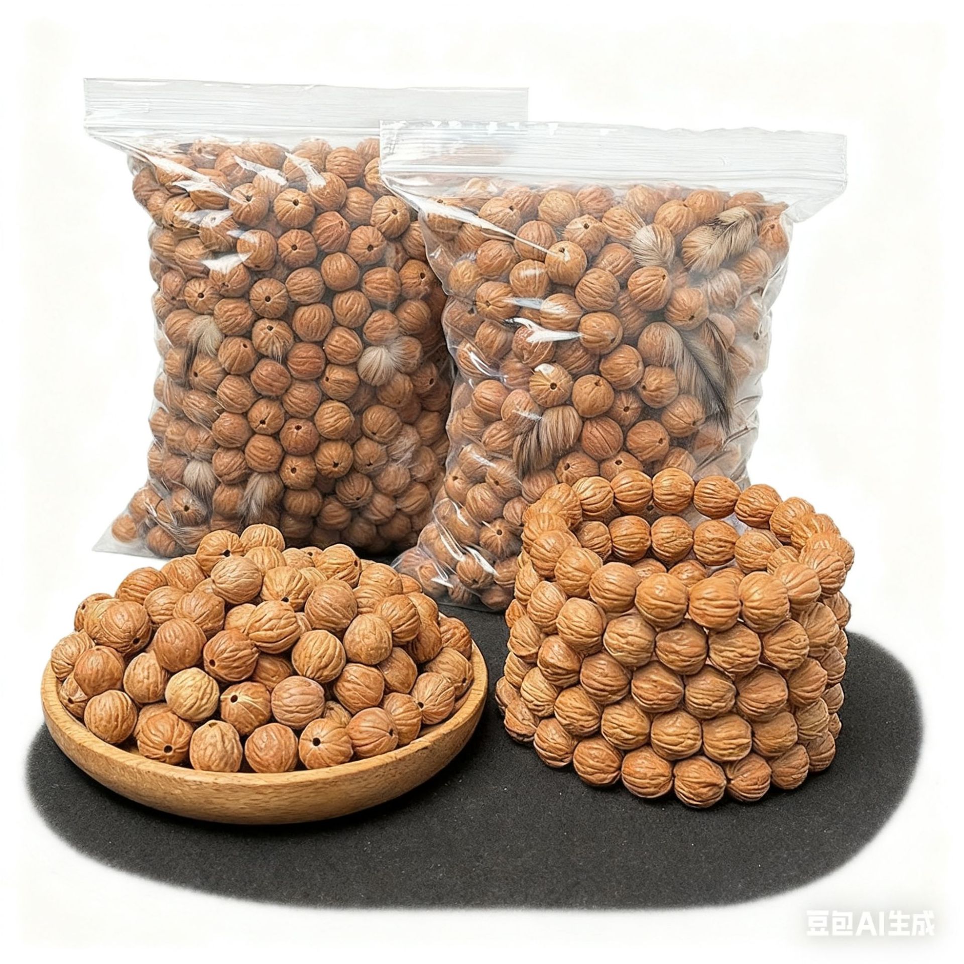 Monkey Head Phoenix Feather Peach Core Bracelet Loose Beads DIY Pumpkin Pile Rich Original Seed Beads with Beads Bracelet Wholesale for Men and Women