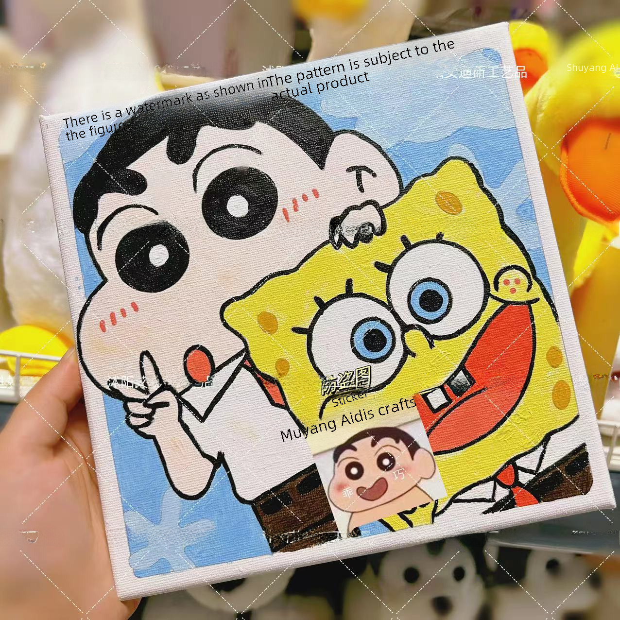 DIY Digital Oil Painting Kidsren's Cartoon Animation Coloring Hand-Painted Fill Coloring Healing Decorative Painting Manufacturer Wholesale