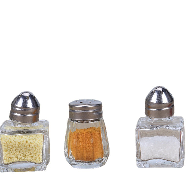 Wholesale Mini Kitchen Seasoning Bottle Glass Seasoning Bottle Set Cooking BBQ Sprinkling Bottle Chili Noodles Seasoning Bottle